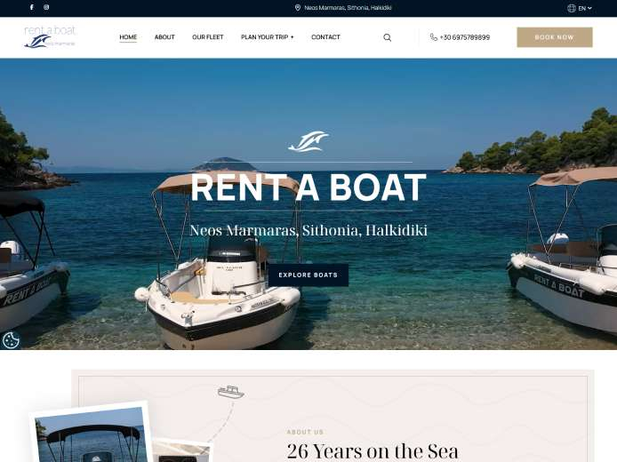 Website Development | Boat Rentals